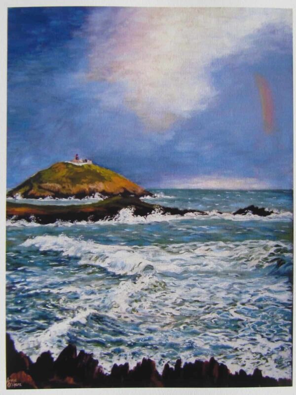 Ballycotton Lighthouse Print Closeup