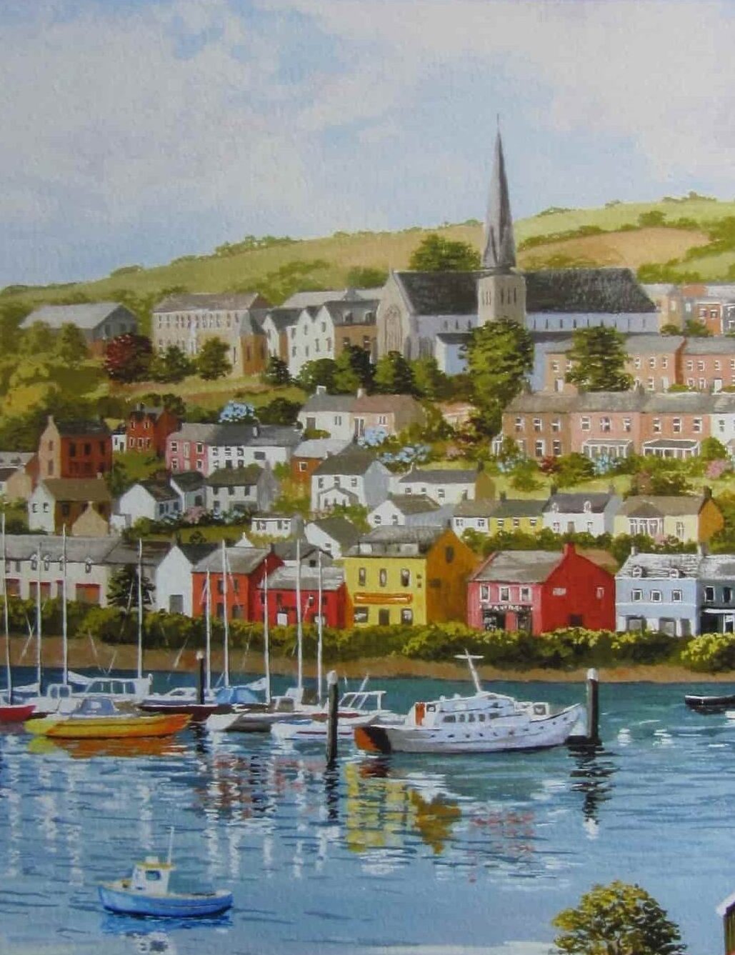 Crosshaven Print Closeup