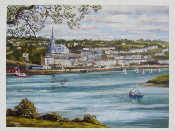 Print of Cobh in Cork Harbour - Image 3
