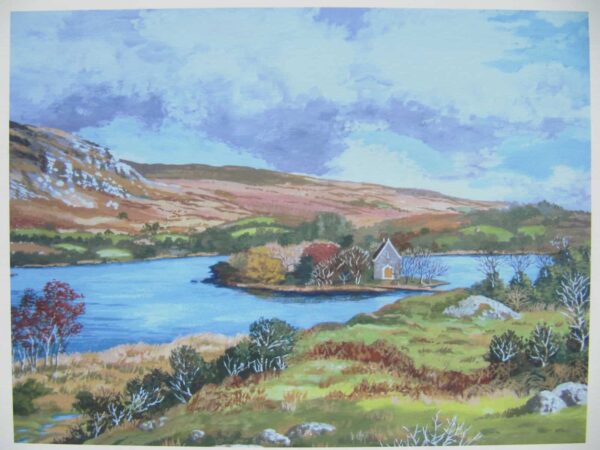 Gougane Barra Print Closeup