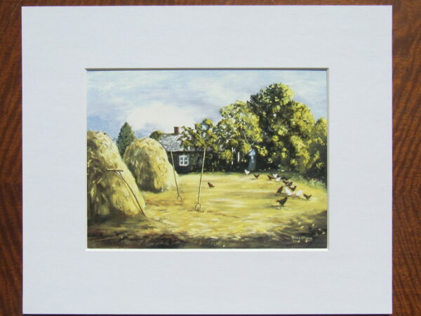 Haymaking Time Mounted