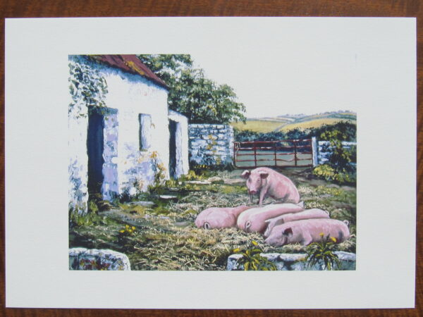 Pigs in the Sunshine Print