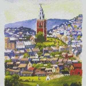 Shandon Tower Print Closeup