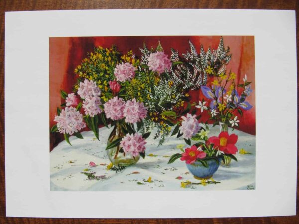 Print of Spring Flowers in a Vase - Image 3