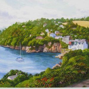 Summer Cove Kinsale Print Closeup